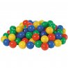 Malé, plastové, odolné míčky se používají do dětských bazénů, pro hru jednotlivce i skupin dětí. Jsou vhodné do dětských koutků, školek, apod. Míčky jsou dodávány ve 5 barvách. Výrobek dle norem EU.