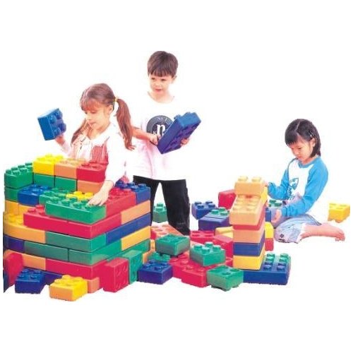 Kostky plast KC0002 We Play velké odolné